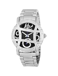 JBW Womens JB-6214-C "Olympia"Stainless Steel Designer Dial Diamond Watch