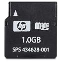 HP - Flash memory card - 1 GB - miniSD