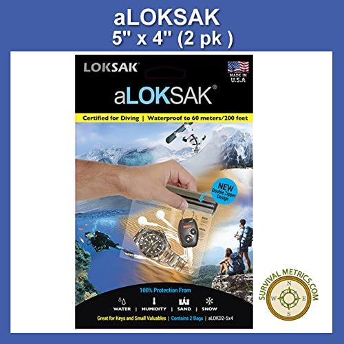 aLOKSAK Waterproof Storage Bags 5"x4"