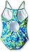 Speedo Thin Strap Keyhole One Piece Swimsuit for Girls