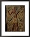 Bearer Brings Offerings in Tomb of the Old Kingdom, Sage Ptahhotep, Egypt Styles Framed Art Poster Print by Kenneth Garrett, 18x22