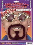Rap Star Moustache & Beard - Adult Std.