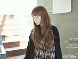 Stunning beautiful long LIGHT BROWN curly wave wig full wigs jf010023
