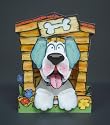 Dog 3D Swing Greetings Card