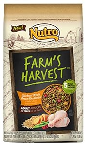 The Nutro Company Farm's Harvest Adult Chicken and Whole Brown Rice Recipe, 24-Pound
