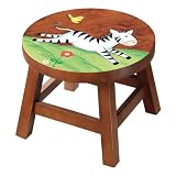 Wooden Stool - Zebra