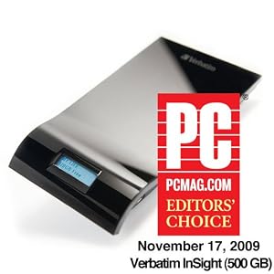Verbatim InSight 500 GB USB 2.0 Portable External Hard Drive 96980 (Black)