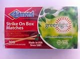 Diamond Strike On Box "Greenlight" Matches 300 Ct