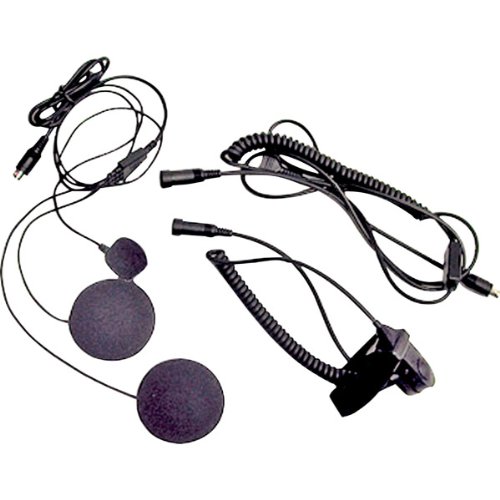 New-GMRS/FRS Motorcycle 2-Way Radio Headset Kit - For Closed Helmets - T42796