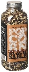 Urban Accents Premium Black Sable Popcorn, 16-Ounce Bottles (Pack of 6)