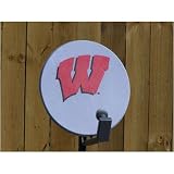 Wisconsin Badgers NCAA Satelite Dish Cover by Dish Rags, Inc.