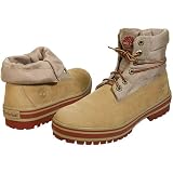 Timberland Double Bond Beige Roll Top Boots Men