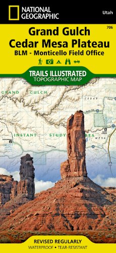 Grand Gulch, Utah - Trails Illustrated Map # 706 (National Geographic Maps: Trails Illustrated)