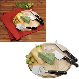 Savory Cheese Set Wood 1250-03WD by Savory