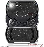 PSPgo Skin and Screen Protector Kit - Stardust Black fits Sony PSP go