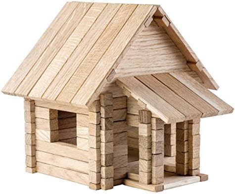 Wooden Country House 4in1. Building Blocks for Kids