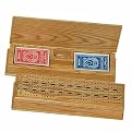Wood Expressions 3 Track Oak with Cards & Storage