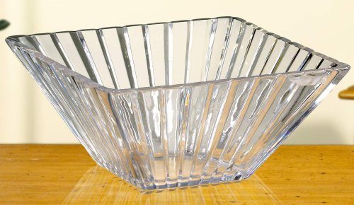 Alexandria 11 Square Crystal Bowl