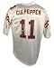 Autographed Daunte Culpepper Minnesota Vikings White Puma Replica Jersey