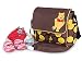 Baby Bucket Multi Travel Bag Langer Winnie the Pooh print Diaper Mother Bag (Brown) RS.2195.00