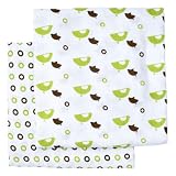JJ Cole Muslin Blanket Set - Greens
