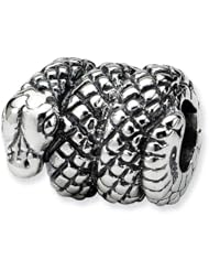 Sterling Silver Snake Bead