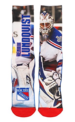 New York Rangers 308S Henrik Lundqvist Mens Sock