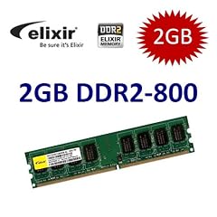 ELIXIR original 1 x 2 GB 240 pin DIMM DDR2-800 (PC2-6400, 800Mhz, CL5) double side f�r DDR2 Festrechner - 100% kompatibel zu PC2-5300, 667Mhz, CL5