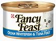 Fancy Feast Gourmet Cat Food Ocean Whitefish & Tuna Feast, 3-Ounce Cans (Pack of 48)
