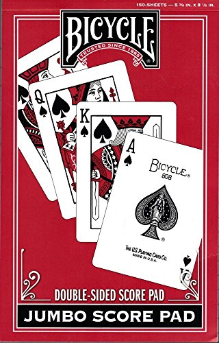 Bicycle Bridge Score Pad, Jumbo