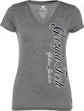 Georgia Tech Yellow Jackets Women's Heathered Charcoal Cannon Tee