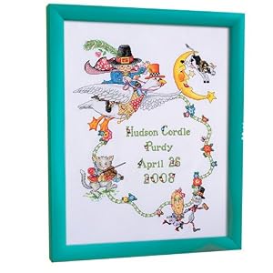 Bucilla-Mary-Engelbreit-Mother-Goose-Birth-Record-15-1-2-Inch-by-20-Inch-Counted-Cross-Stitch-14-Count