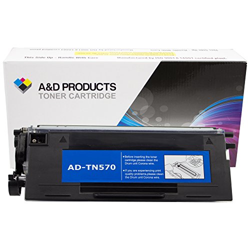 A&D Products Compatible Replacement for Brother TN570 Toner Cartridge High Yield (Black) (6,700 Page Yield) works with Brother DR510 Drum Unit