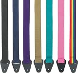 Perri's 2 Nylon Strap w/ Leather Ends, Pink