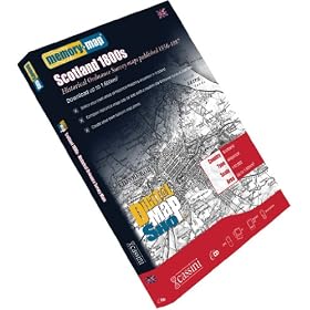 Memory Map Ordnance Survey Digital Map Shop Historical Scotland 1800s 1,600km2 (PC)