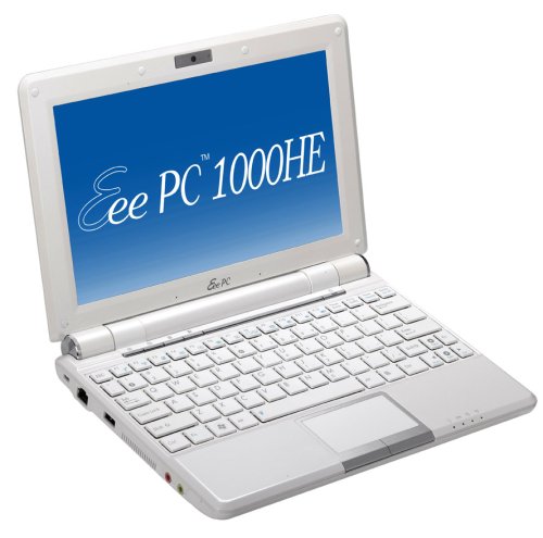 ASUS Eee PC 1000HE 10.1-Inch Blue Netbook - 9.5 Hour Battery Life image