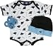 Carolina Panthers Newborn 0-3 Month Booty Gift Set