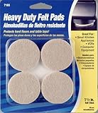 Waxman 4719395N Self-Stick Round Felt Pads, Oatmeal, 1-1/2-Inch
