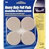 Waxman 4719395N Self-Stick Round Felt Pads, Oatmeal, 1-1/2-Inch