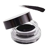 Organic Cream Gel Eye Liner, Jet Black Natural | Vegan, Cruelty Free & Gluten-Free (Black)