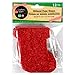 Christmas Glittery Foam Shapes Red Stocking 12 Count
