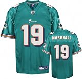 Brandon Marshall Youth Jersey: Reebok Aqua #19 Miami Dolphins Replica Jersey