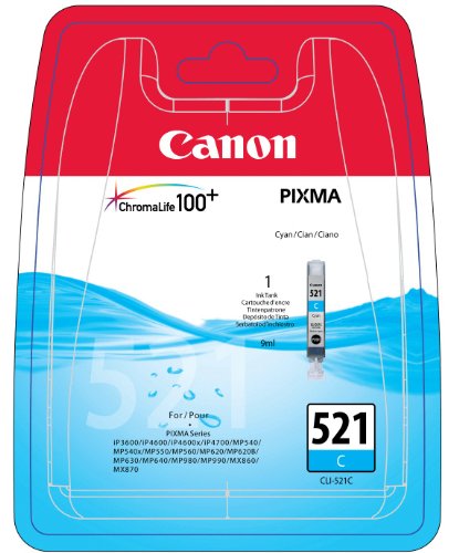Canon Original CLI-521 Cyan Ink Cartridge