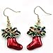 SoulBreezeCollection Red Christmas Stocking Dangle Charm Earrings Gift Stuffers (Dangle)