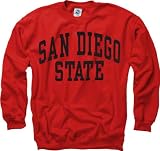 San Diego State Aztecs Red Arch Crewneck Sweatshirt