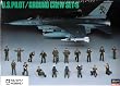 Hasegawa 1/48 U.S. Pilot / Ground Crew Set B