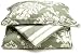 Regency 300 Thread-Count Havana Reversible Floral/Stripe Twin Duvet Set, Sage