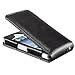 BONAMART Black PU Leather Case for Apple Iphone 4 4G