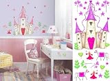 Princess Castle Mural Applique by unknown. Size 0.00 X 0.00