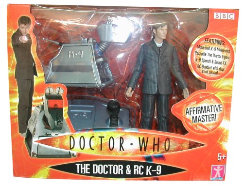 Childrens Toyshop  Toys : Doctor Who - The Doctor in Pinstriped suit & R/C K-9